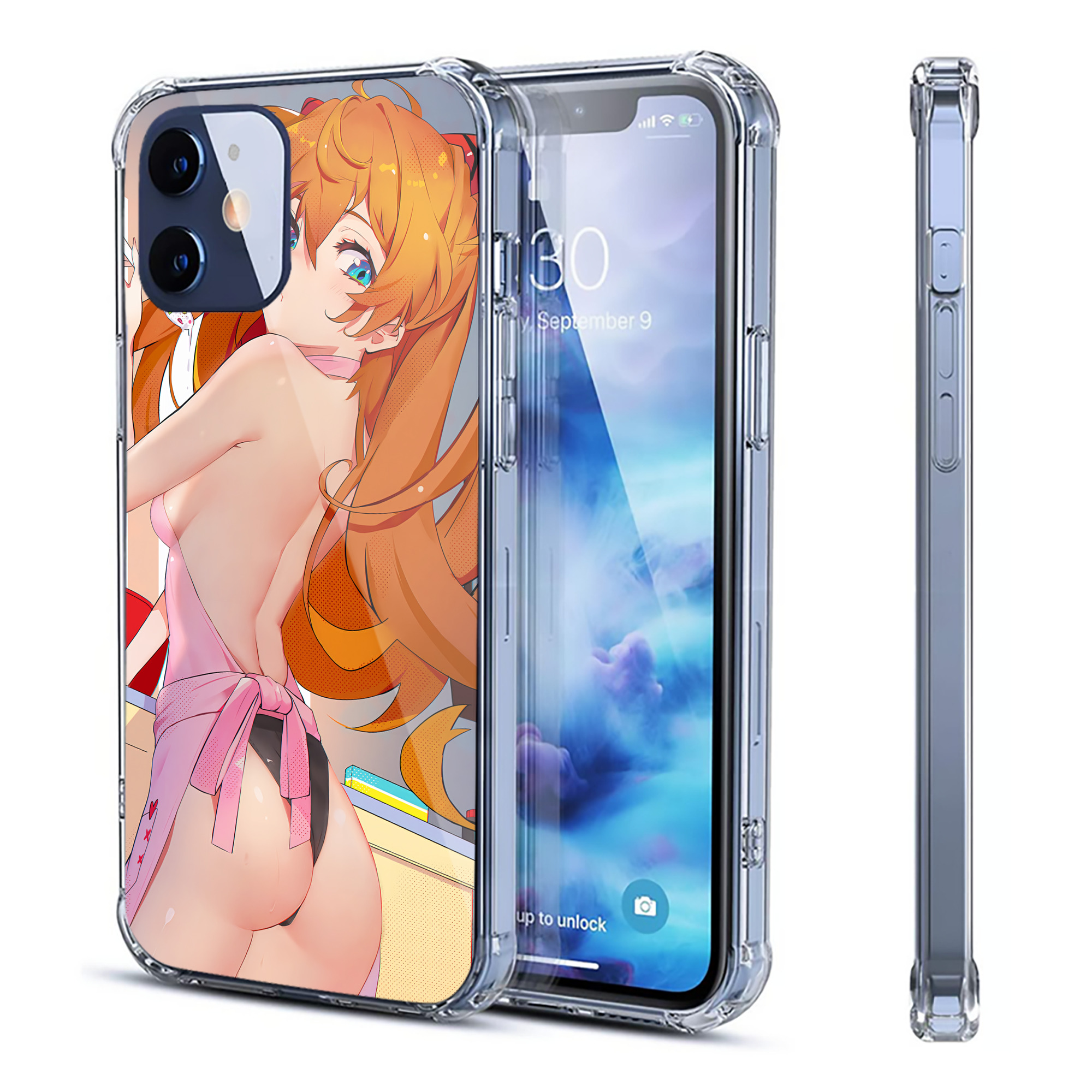 （画像用） EVA 新世紀エヴァンゲリオン 【iPhone 12シリーズ対応】透明スマホケース（クリアソフトケース）